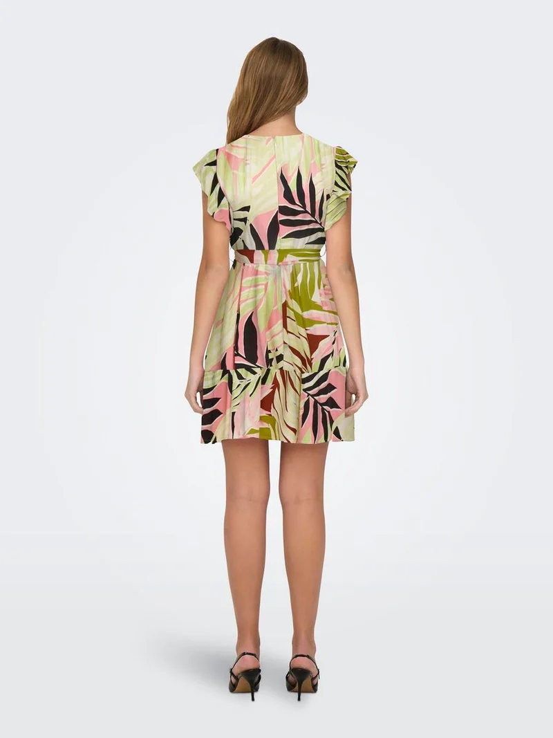 ONLSANDIE LIFE CAPSL .V-NECK DRESS PTM
