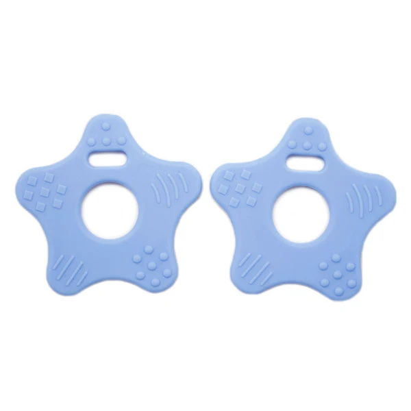 Go Handmade Stern-Beißringe 26 Babyblau