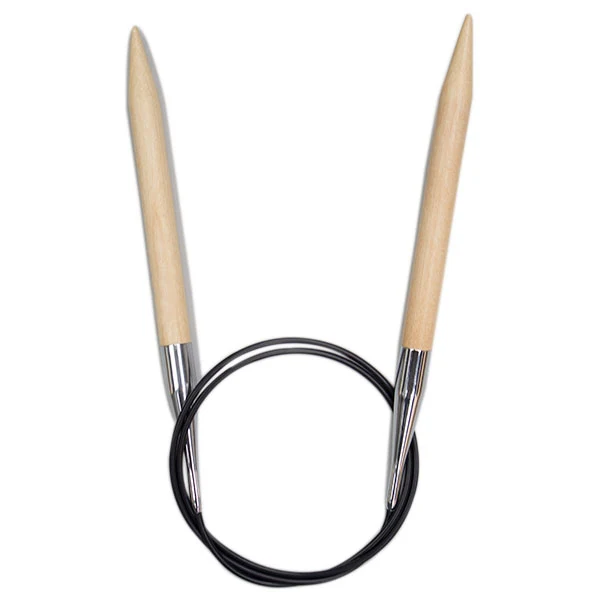 DROPS Basic Rundstricknadeln aus Holz, 80 cm, 8,0 mm