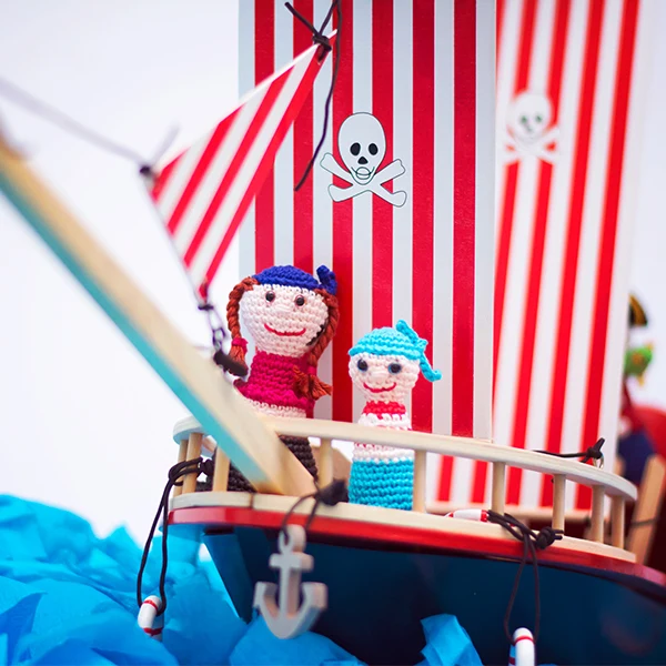 Die gehäkelte Piratenbande