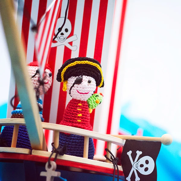 Die gehäkelte Piratenbande