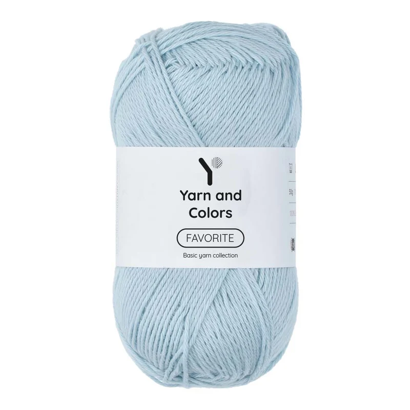 Yarn and Colors Favorite 063 Eisblau