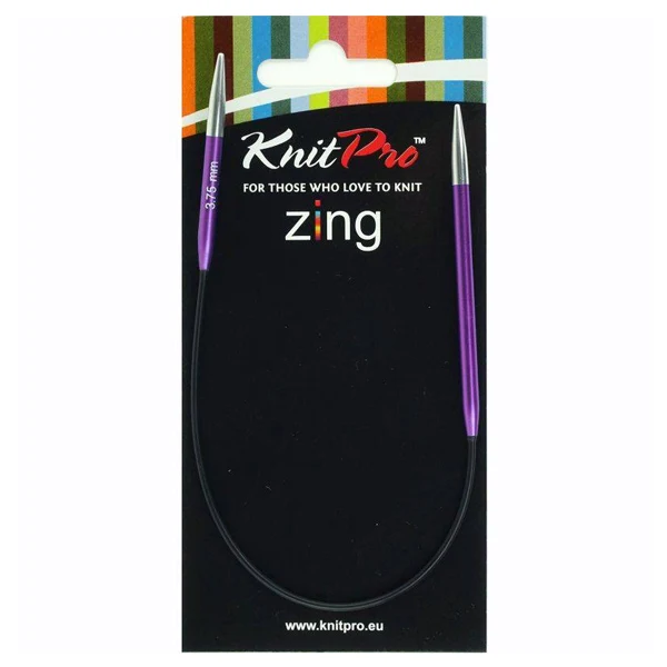KnitPro Zing Socken-Rundstricknadeln 25 cm, 4,5 mm