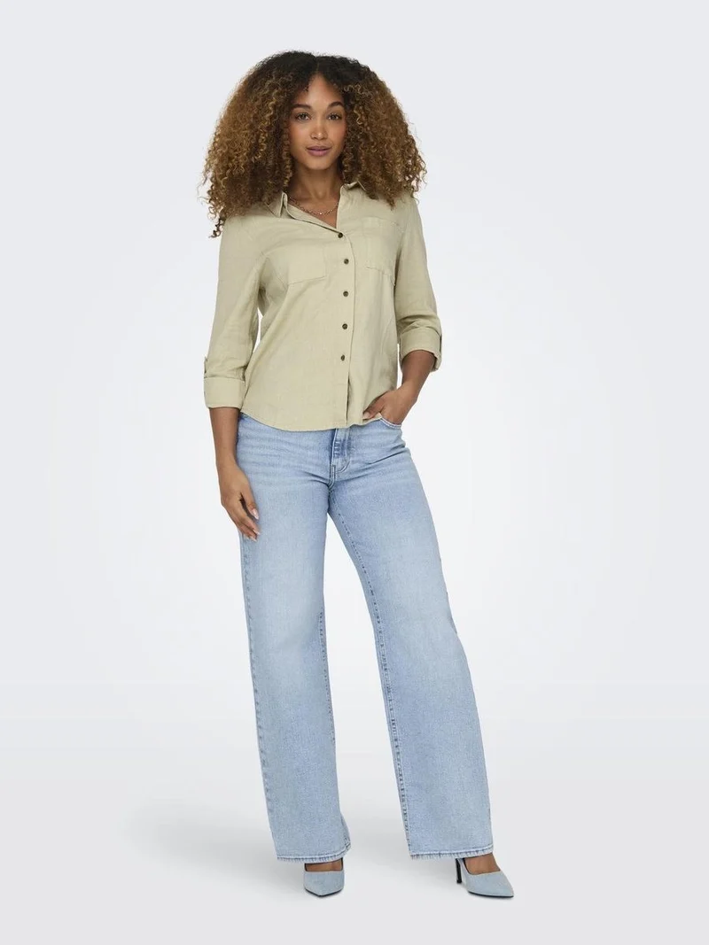 ONLYASMIN-CARO L/S LINEN SHIRT PNT NOOS
