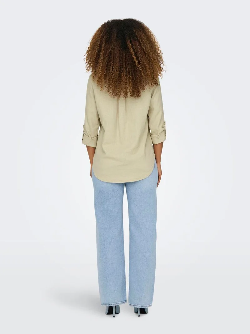 ONLYASMIN-CARO L/S LINEN SHIRT PNT NOOS