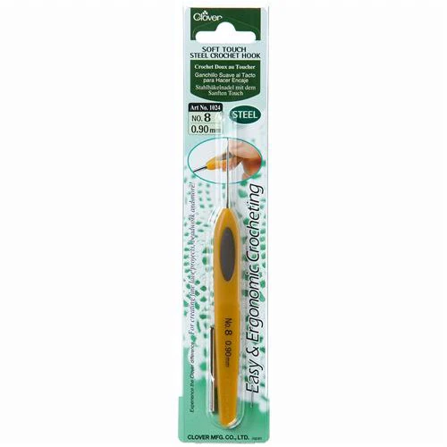Clover Soft Touch Häkelnadel 0,9 mm
