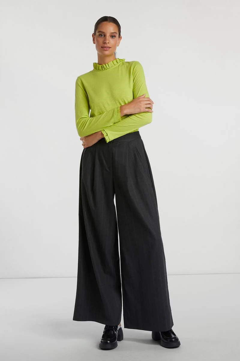 Organic Slub Frill Longsleeve