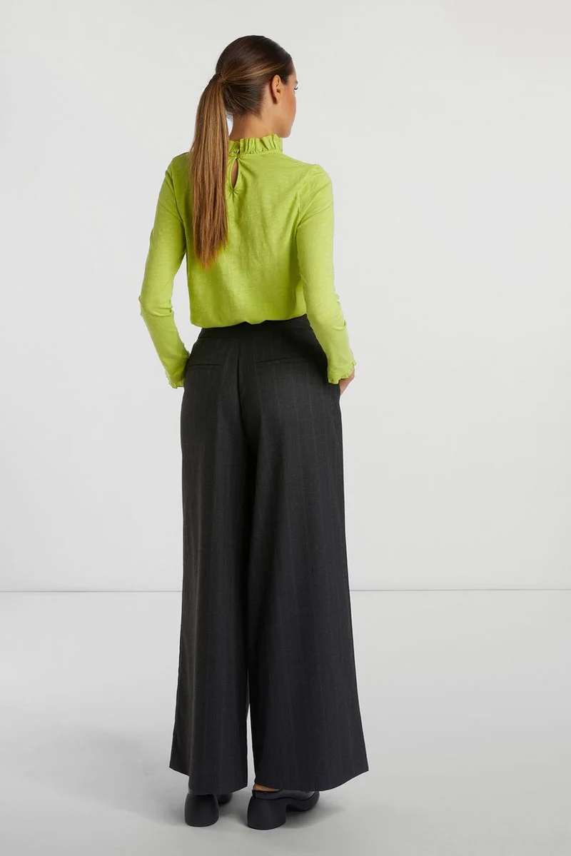 Organic Slub Frill Longsleeve