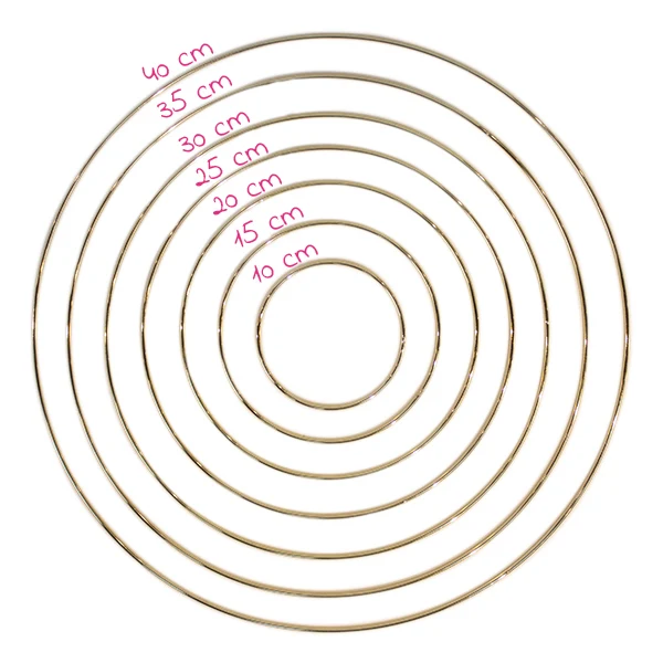 Yarn and Colors Gold Metallring 35 cm