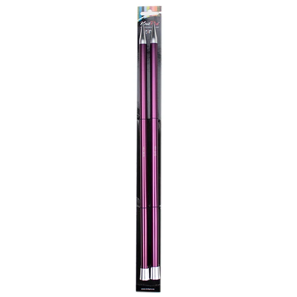KnitPro Zing Stricknadeln 40 cm, 12 mm | Mauve