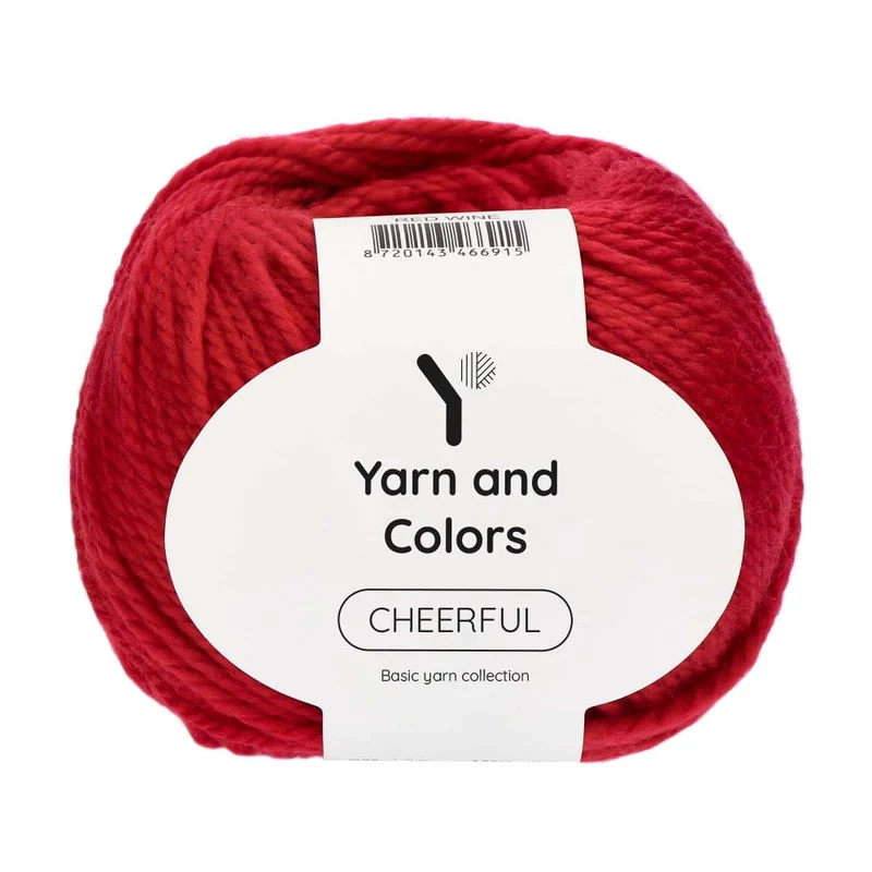 Yarn and Colors Cheerful 030 Rotwein