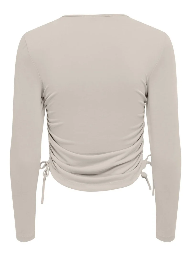 ONLNEW FREE L/S MODAL RUCHING TOP JRS