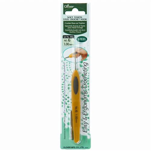 Clover Soft Touch Häkelnadel 1 mm