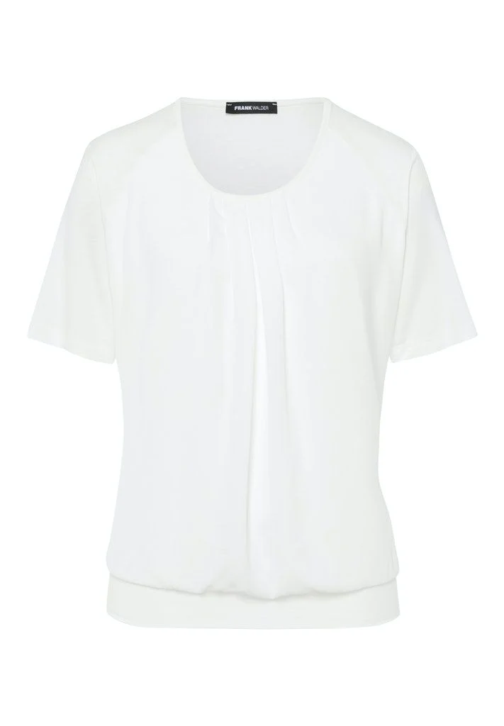 Blusenshirt NOS mit modischer Faltenpartie vorne