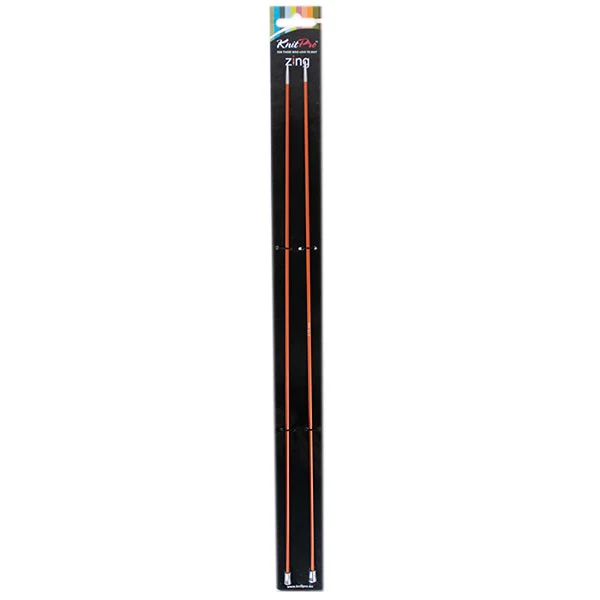 KnitPro Zing Stricknadeln 40 cm, 2,75 mm | Orange