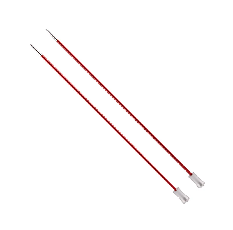 KnitPro Zing Stricknadeln 40 cm, 2,5 mm | Granat
