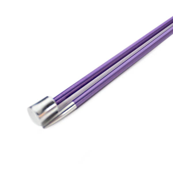KnitPro Zing Stricknadeln 40 cm, 3,75 mm | Amethyst