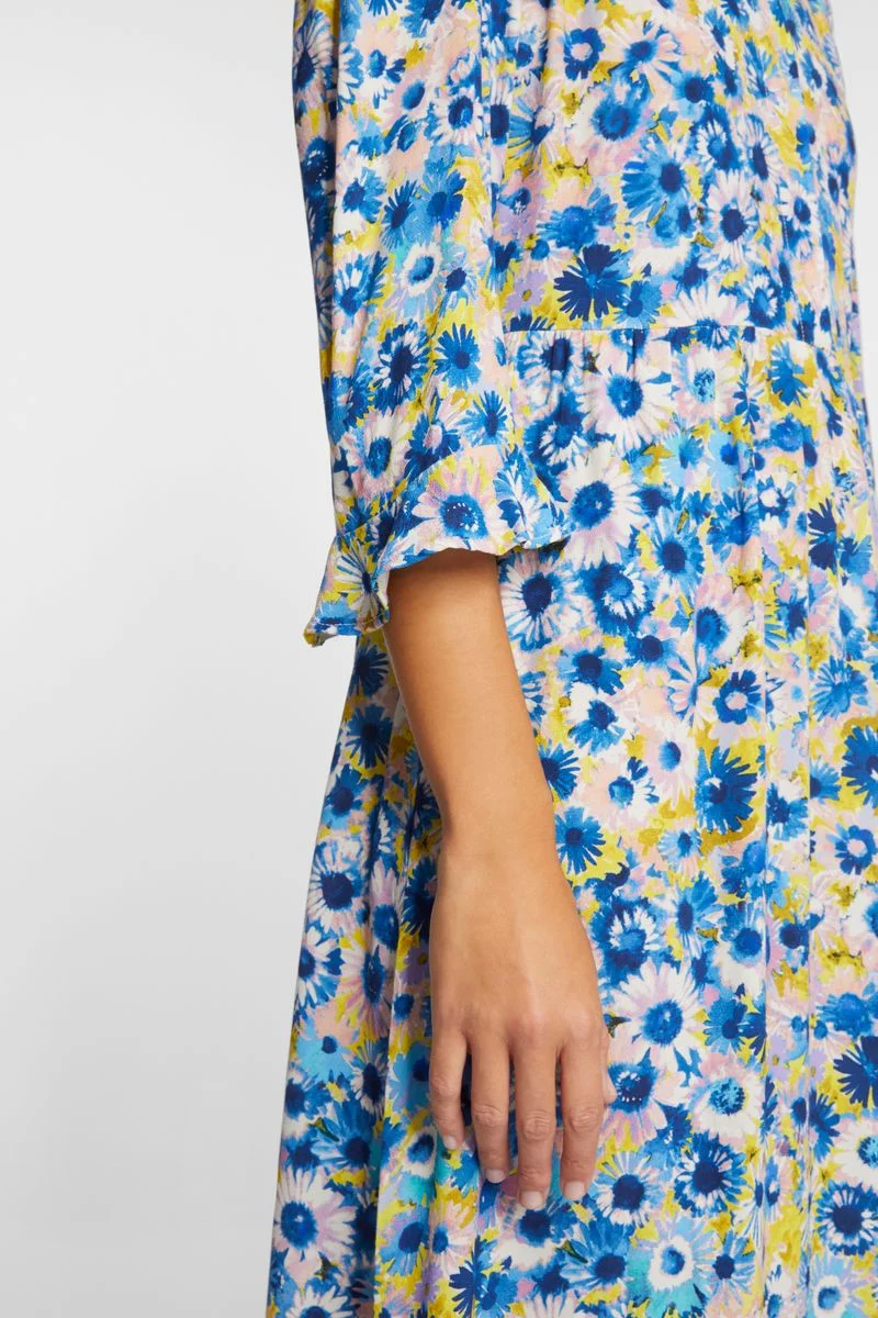 printed midi dress