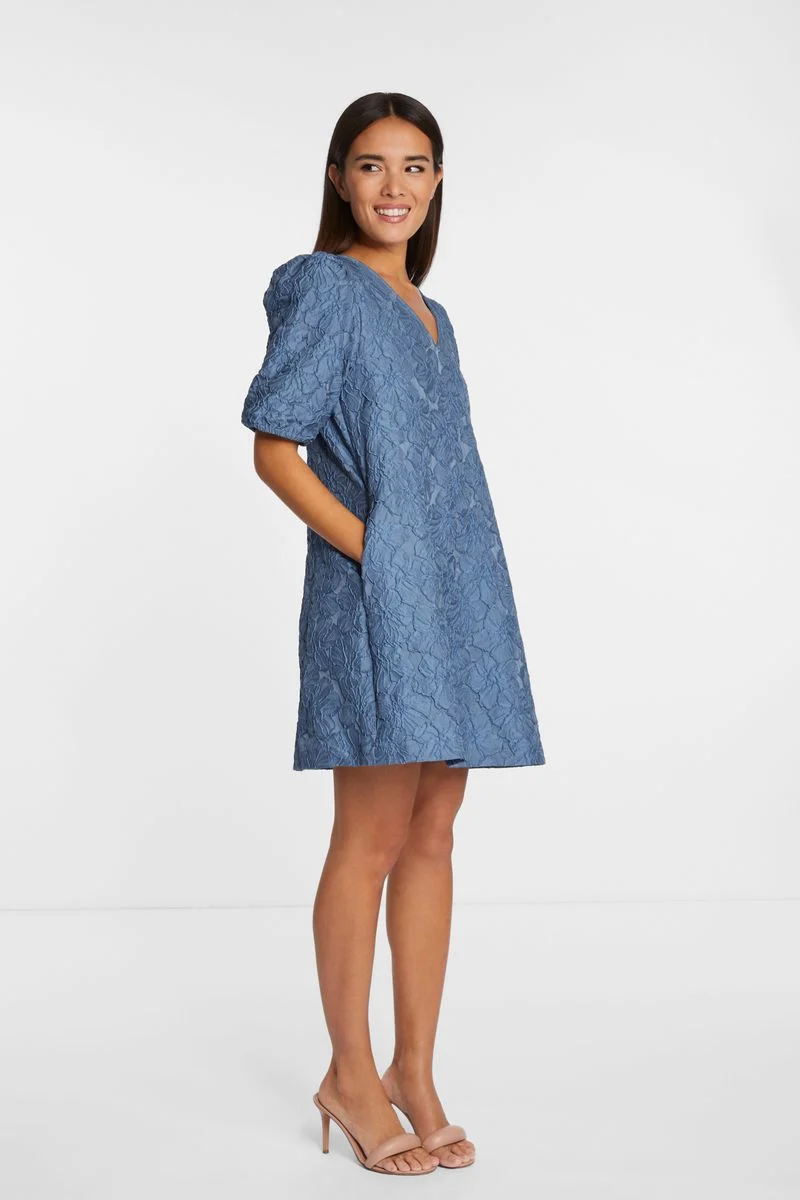 dress with V-neck
