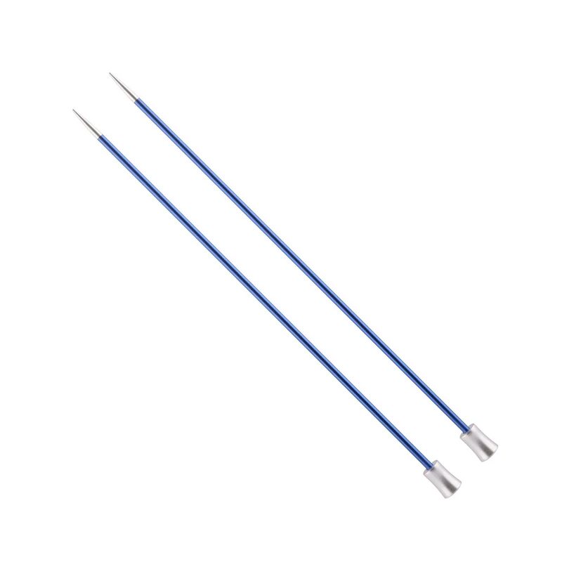 KnitPro Zing Stricknadeln 40 cm, 4 mm | Blau