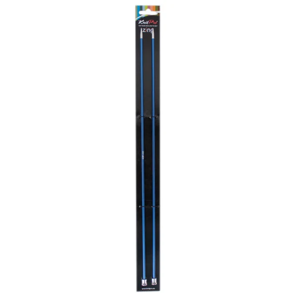KnitPro Zing Stricknadeln 40 cm, 4 mm | Blau
