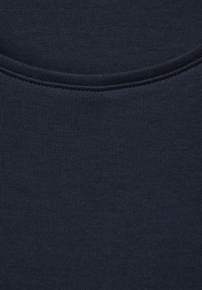 T-Shirt in Unifarbe