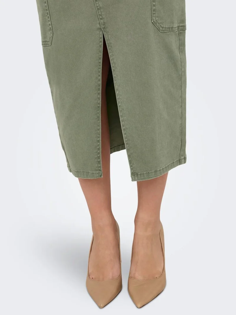 ONLLOLA HW CARGO LONG SLIT SKIR PNT NOOS