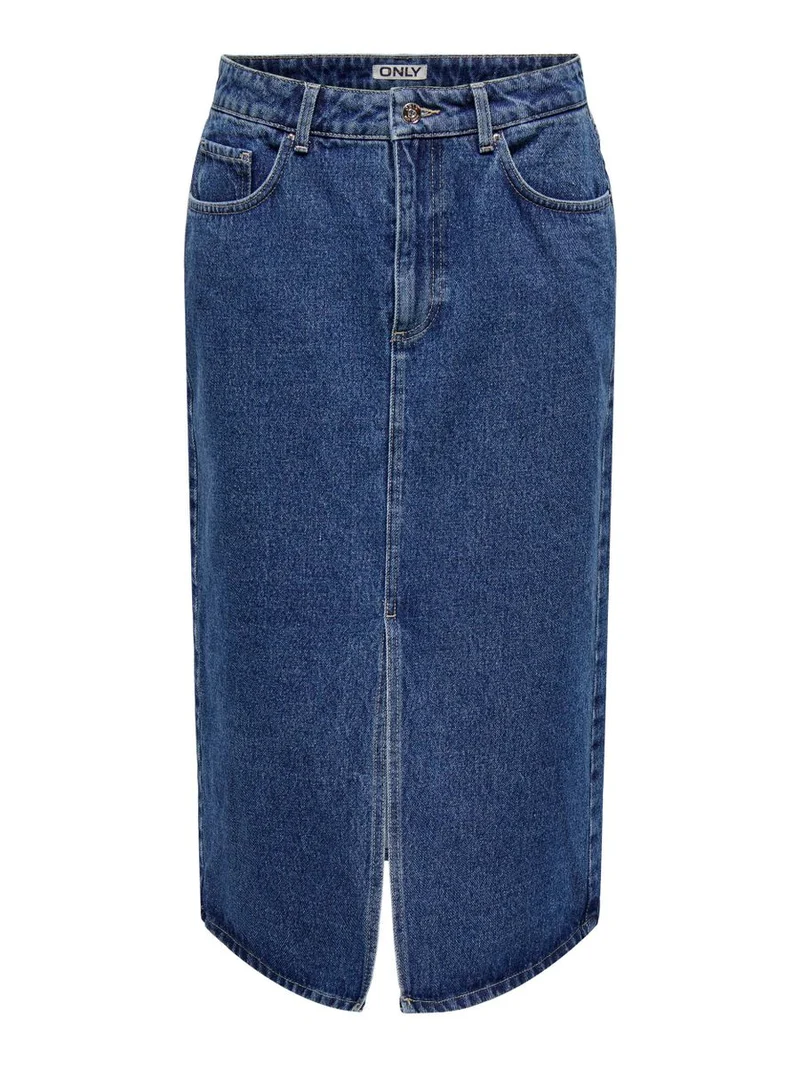 ONLBIANCA MIDI SKIRT DNM REA NOOS