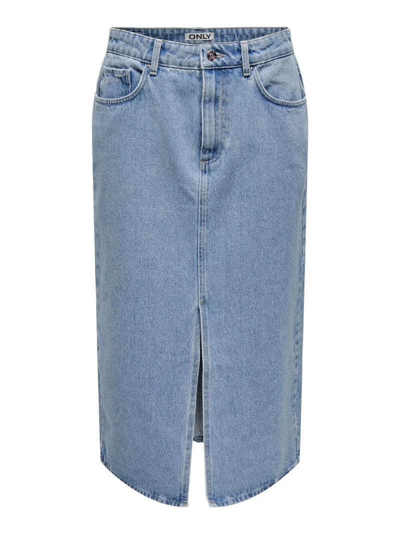 ONLBIANCA MIDI SKIRT DNM REA NOOS