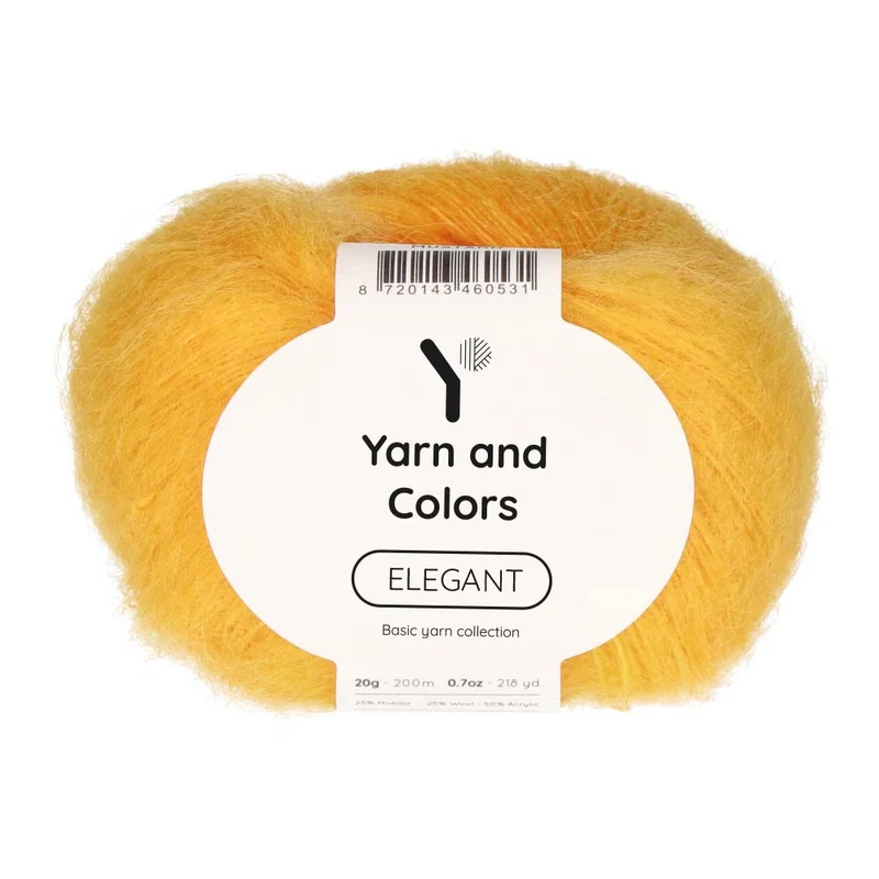 Yarn and Colors Elegant 015 Senfgelb