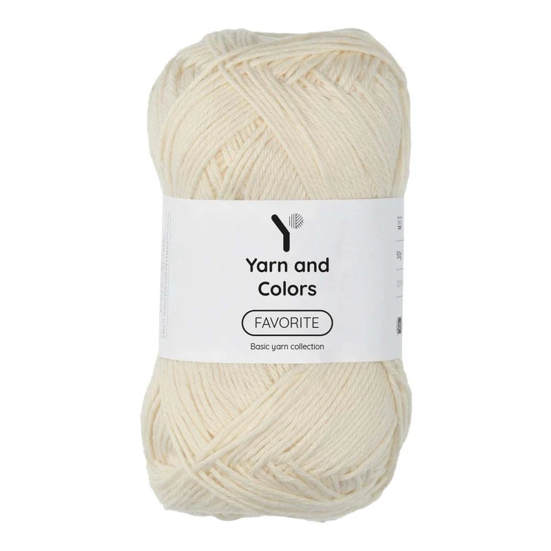 Yarn and Colors Favorite 002 Creme