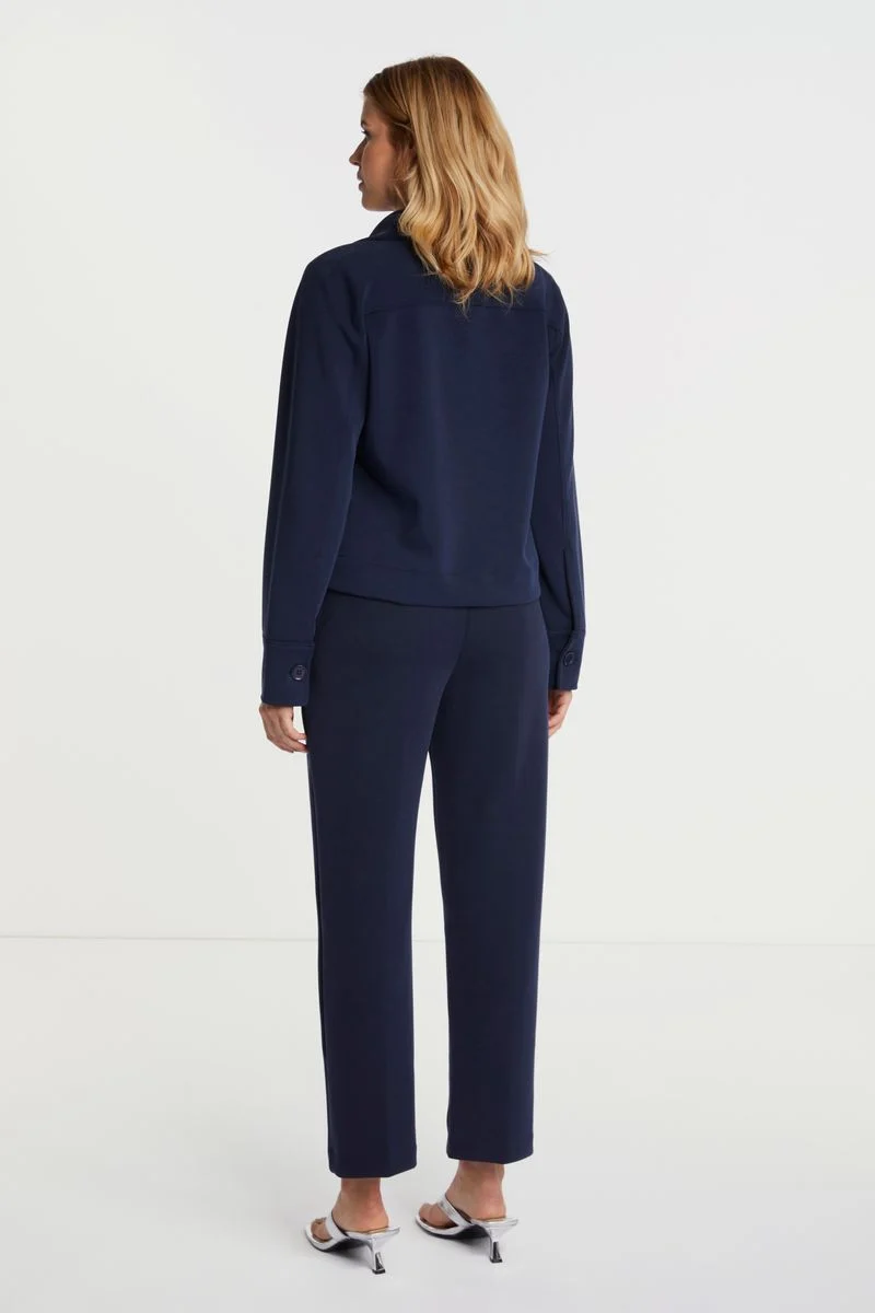 Suited interlock pants