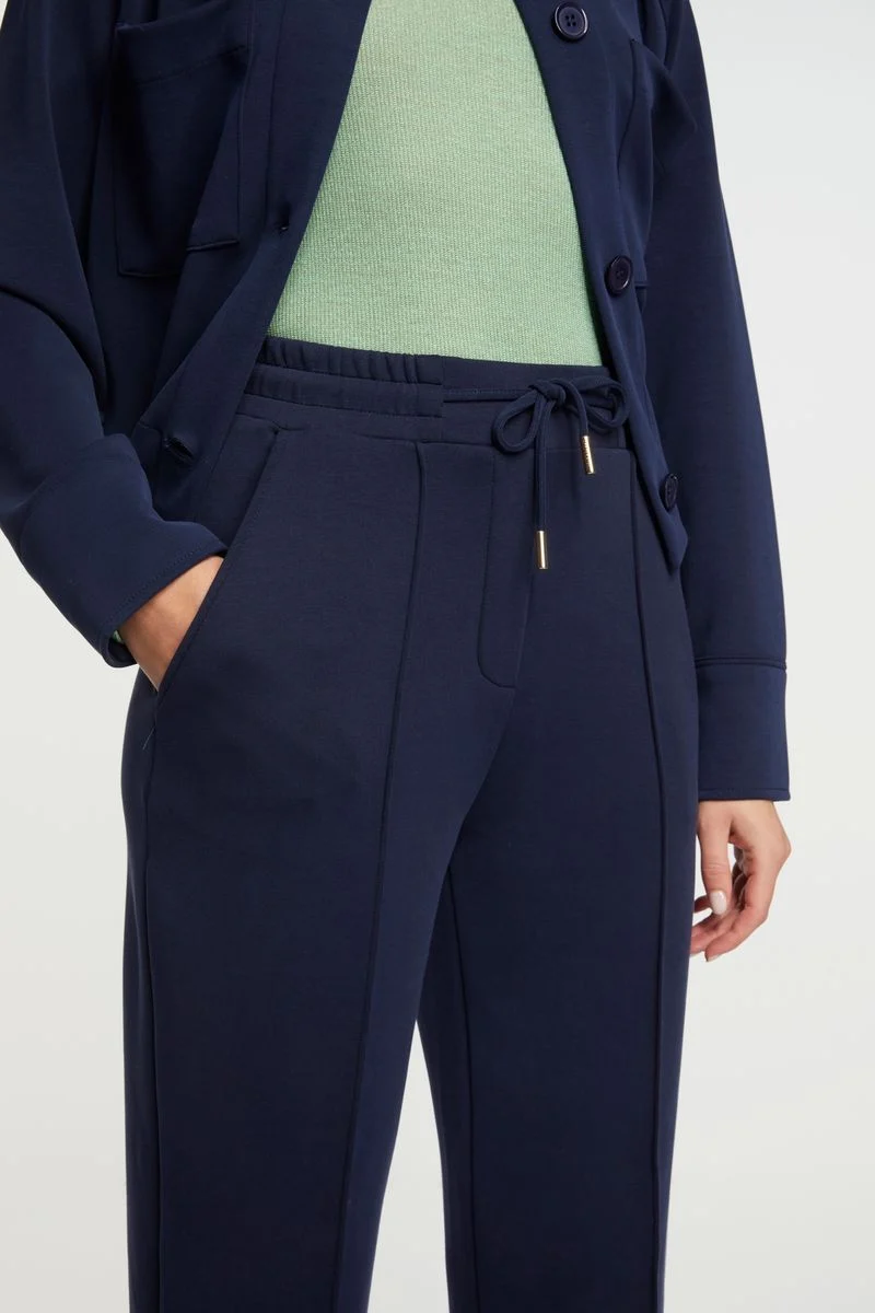 Suited interlock pants