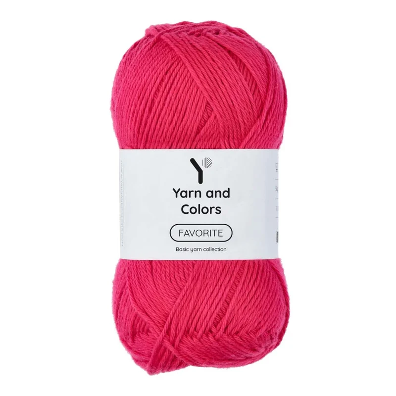 Yarn and Colors Favorite 033 Himbeere