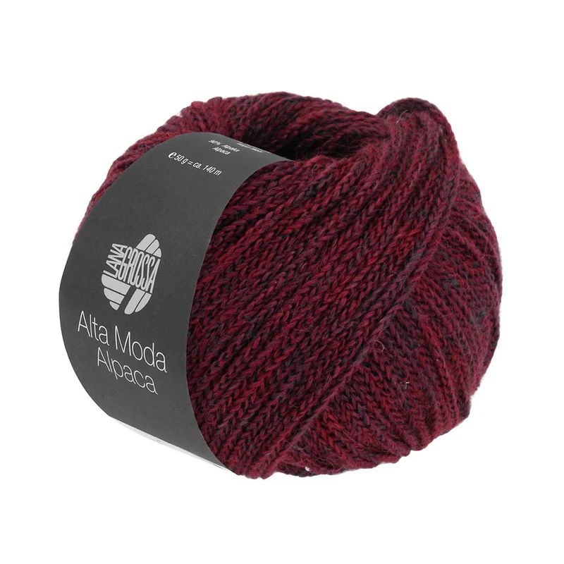Lana Grossa Alta Moda Alpaka 0094 Burgunderrot