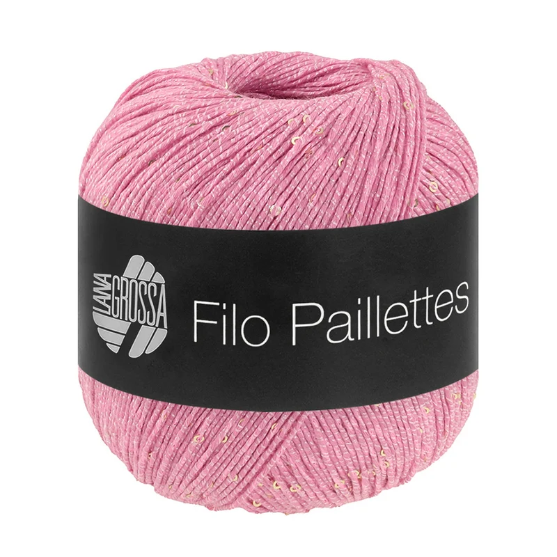 Lana Grossa Filo Paillettes 007 Rosa