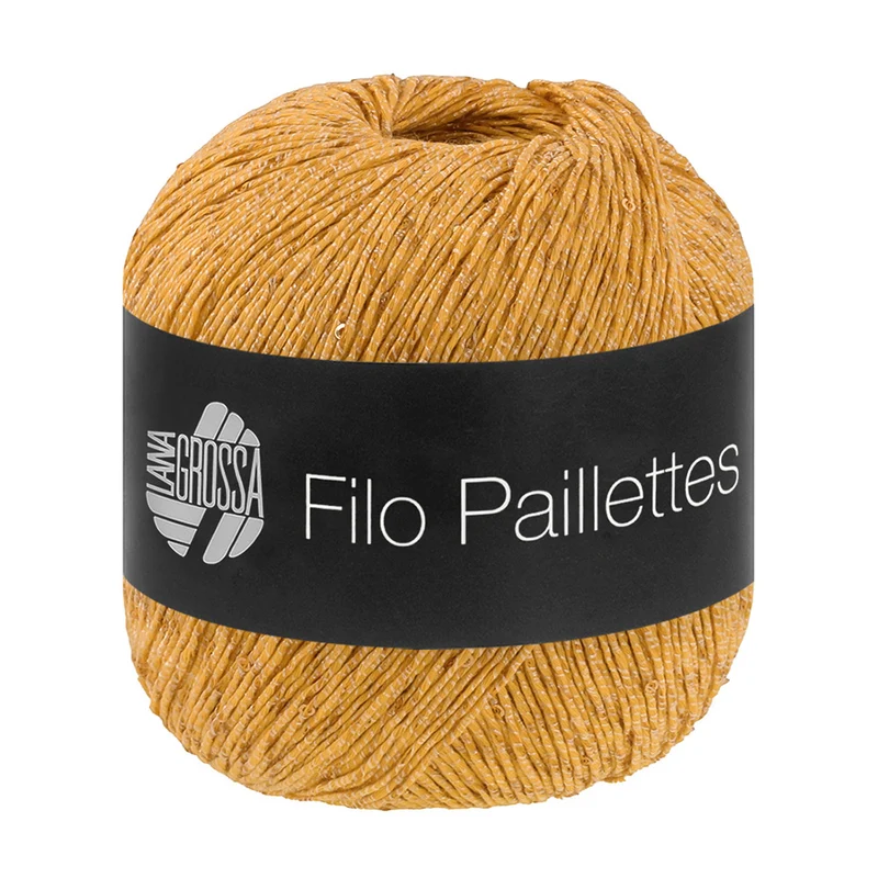 Lana Grossa Filo Paillettes 004 Eigelb