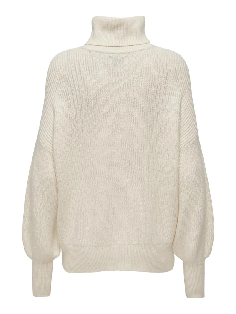 ONLKATIA LS RIB ROLL NECK CC KNT