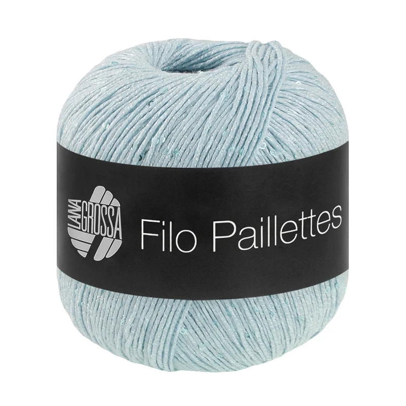 Lana Grossa Filo Paillettes 009 Eisblau