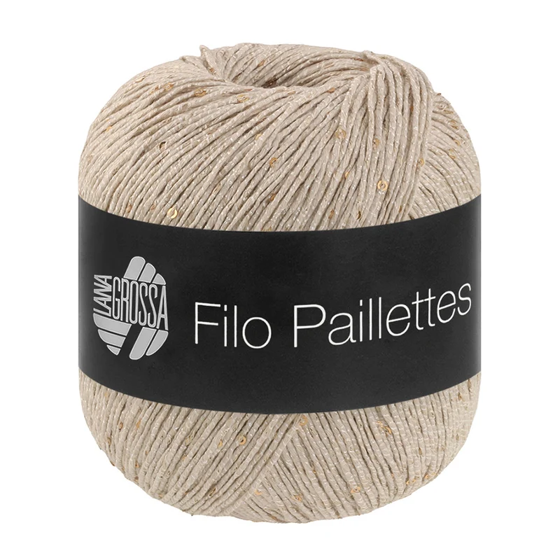 Lana Grossa Filo Paillettes 018 Hellbeige