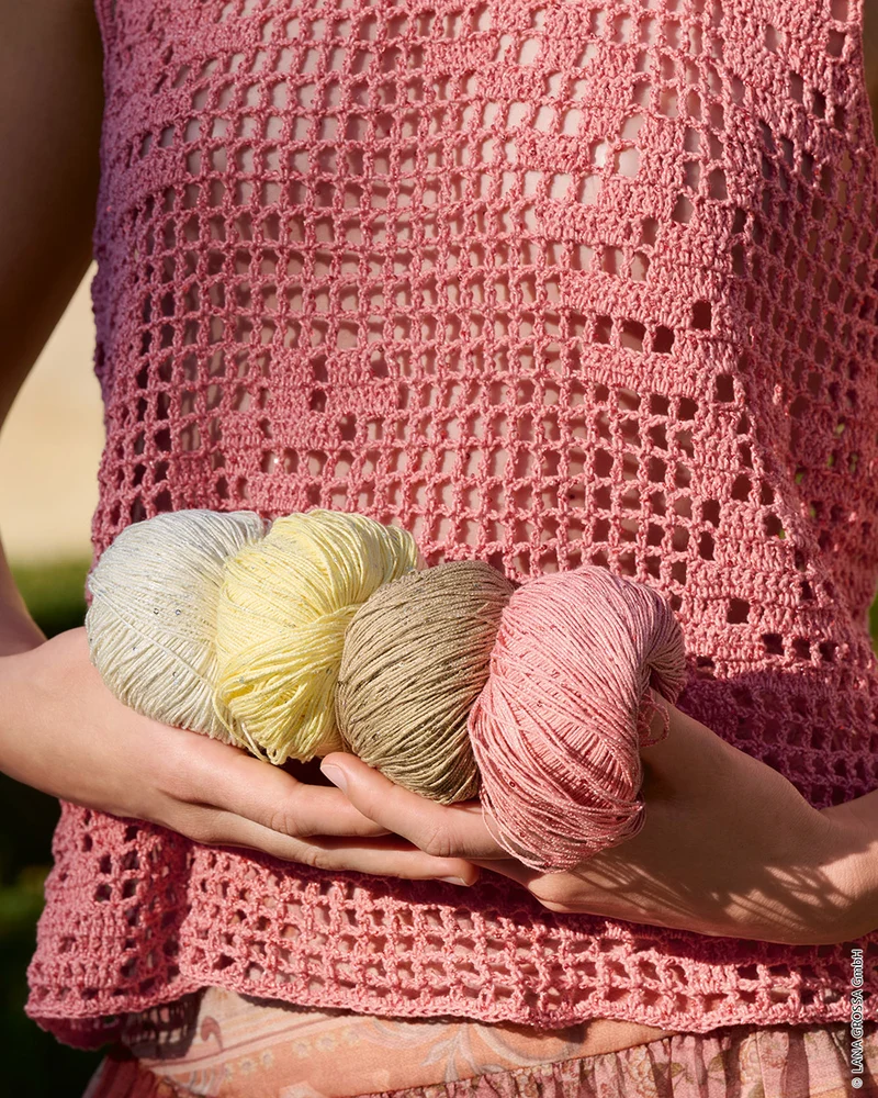 Lana Grossa Filo Paillettes 014 Hellgrau
