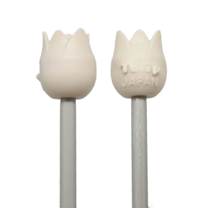 Tulip Spitzenschoner, groß, 4–6,5 mm, 2 Stück, Weiß