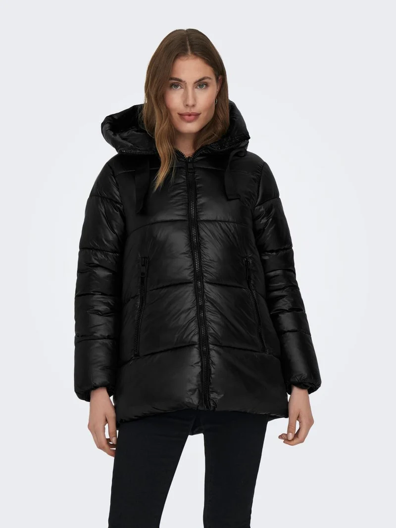 ONLNEWSCARLETT HOOD PUFFER CC OTW