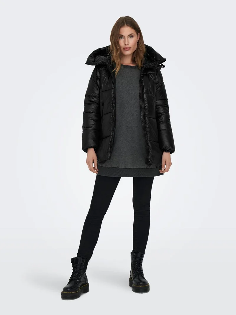 ONLNEWSCARLETT HOOD PUFFER CC OTW