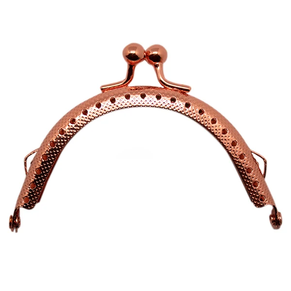 Wollplatz Rosé Geldbörse „Knip“ 7 cm
