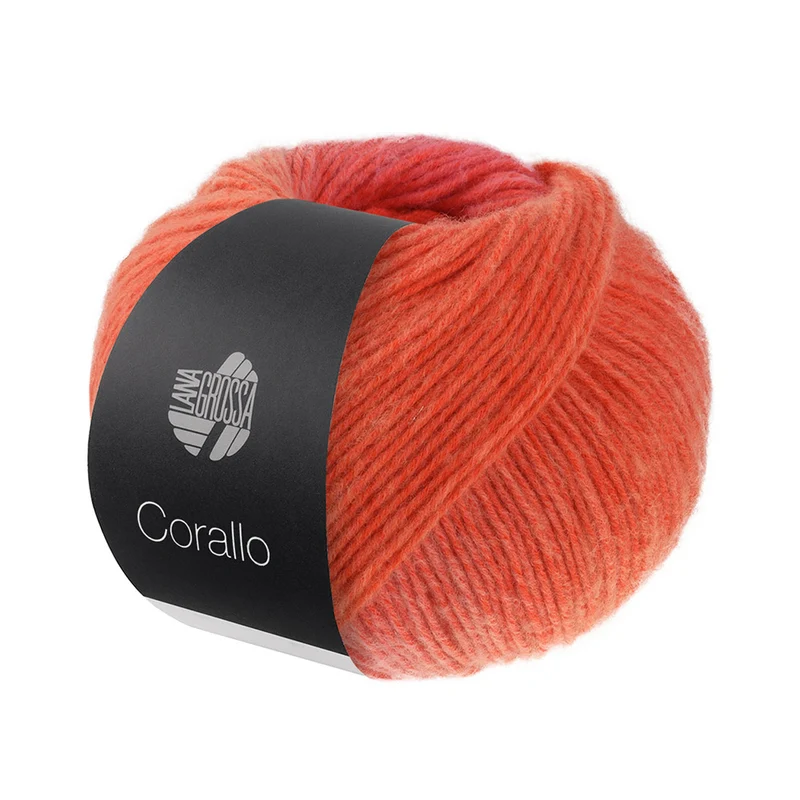 Lana Grossa Corallo 002 Himbeerrot/Rot