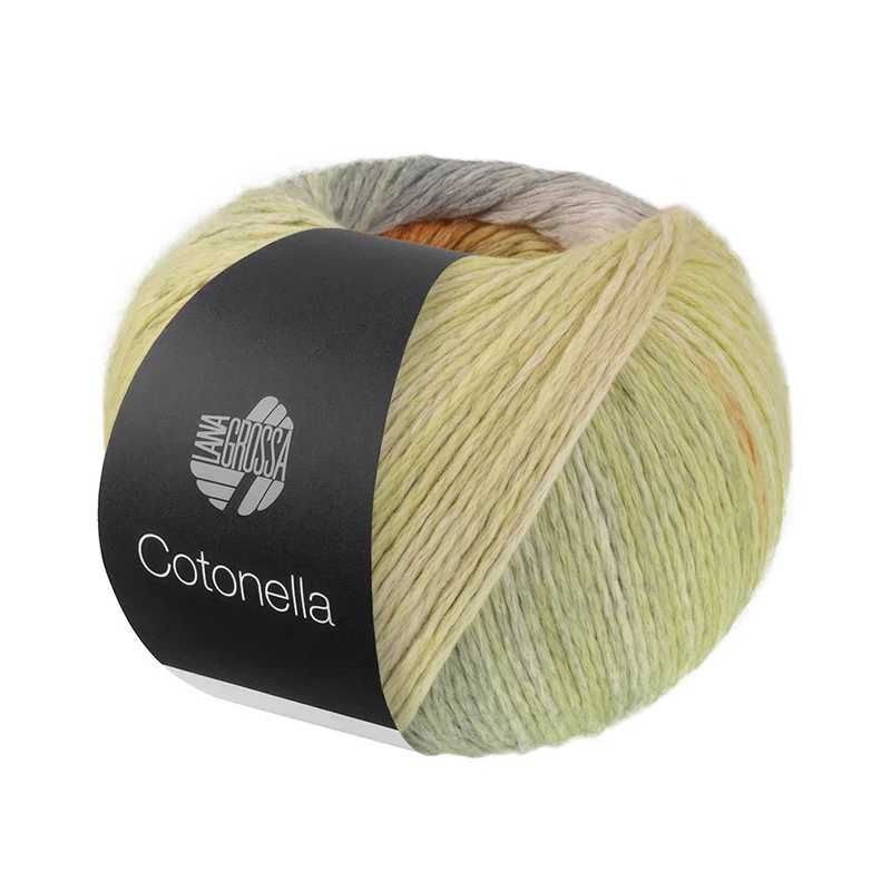 Lana Grossa Cotonella 020 Zartlila/Natur/Vanille/Grau/Rostrot/Camel