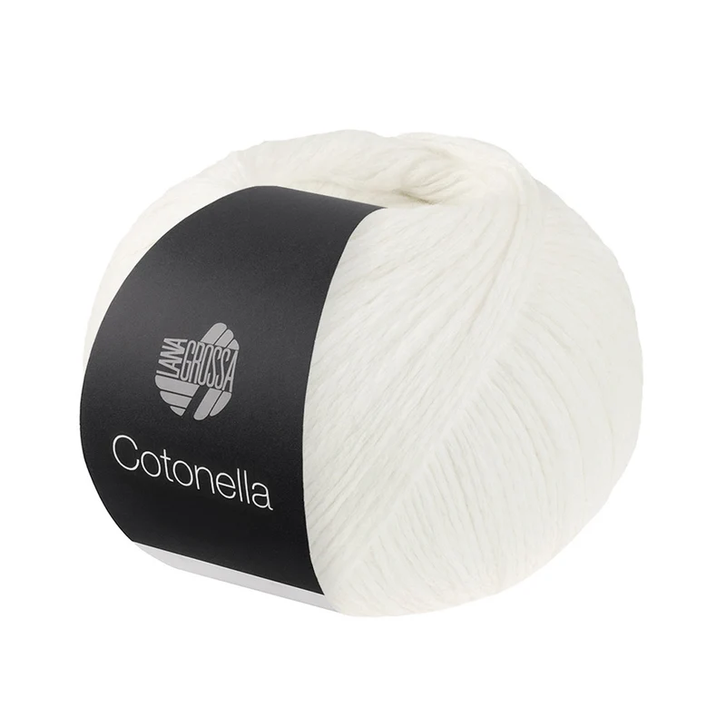 Lana Grossa Cotonella Uni 201 Weiß