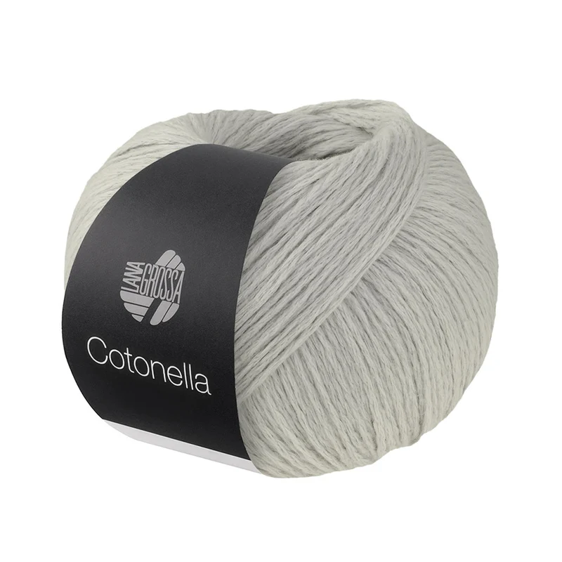Lana Grossa Cotonella Uni 214 Silbergrau
