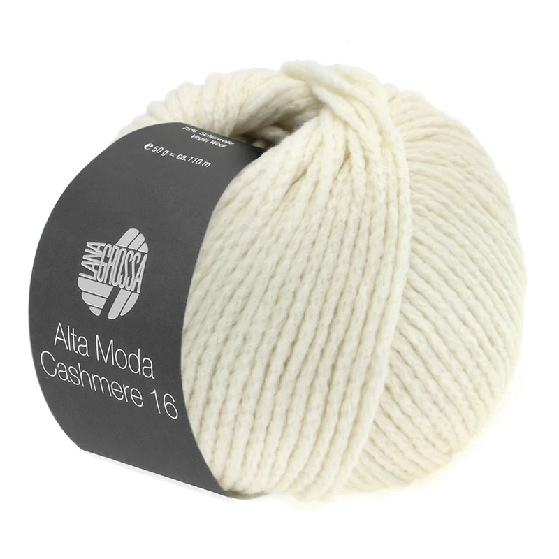 Lana Grossa Alta Moda Cashmere 16 016 Weiß